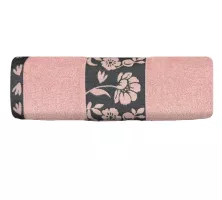 Ręcznik Flora 70x140 różowy 450g/m2 frotte