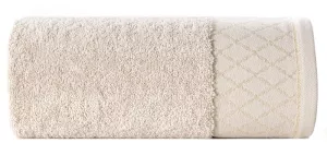 Ręcznik Layla 30x50 beżowy 500 g/m2  frotte bawełniany Eurofirany