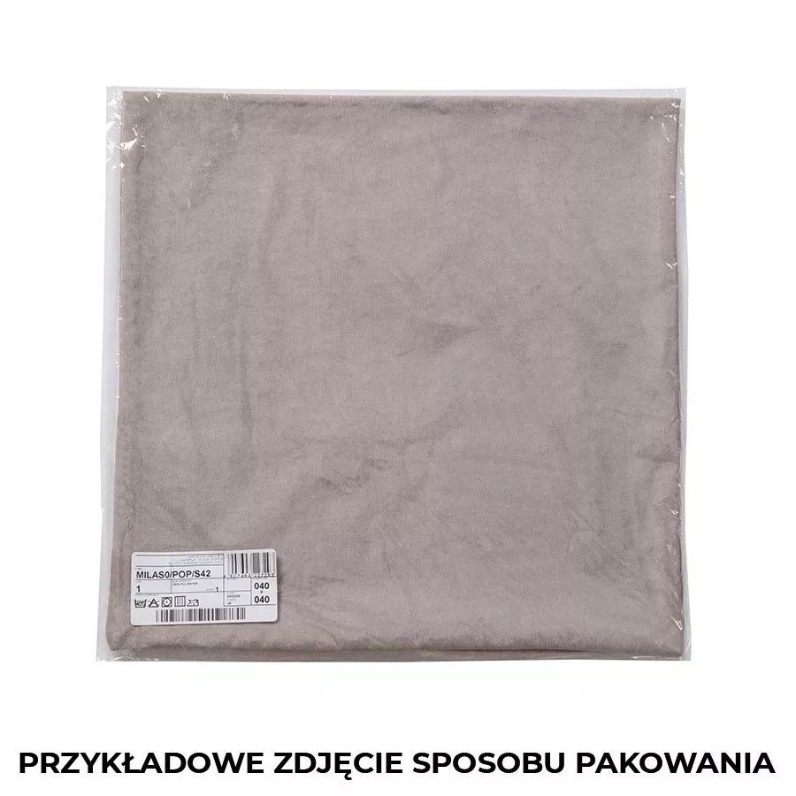 MILAS Poszewka dekoracyjna, 40x40cm, kolor 037 granatowy - szyta w Polsce MILAS0/POP/S37/040040/1