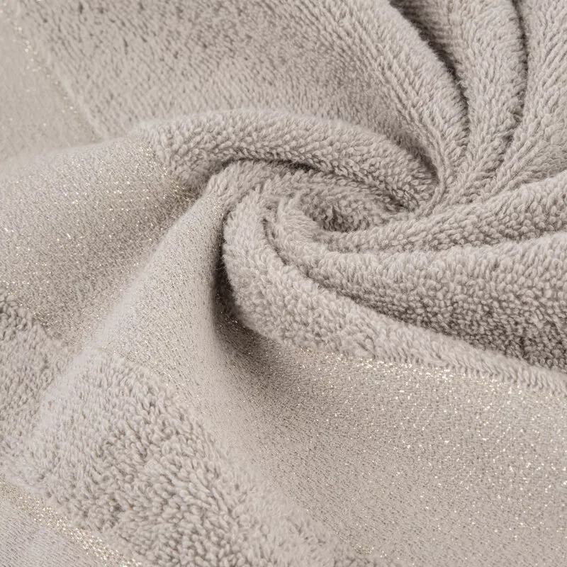 Ręcznik Nessy 50x90 beżowy 500 g/m2  frotte bawełniany Eurofirany