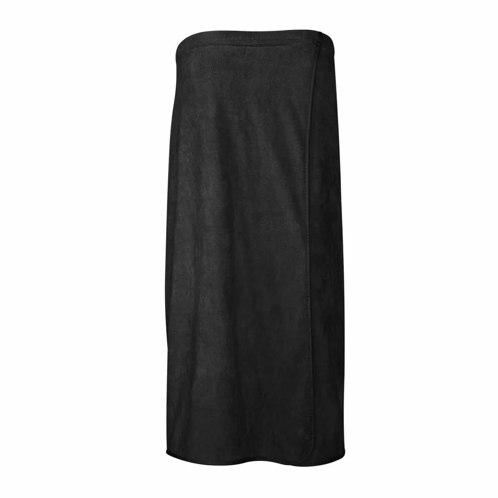 Ręcznik damski do sauny Pareo Active  L/XL czarny mikrofibra