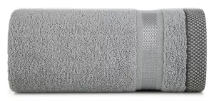Ręcznik Abbie 40x60 srebrny 500 g/m2 frotte bawełniany Eurofirany