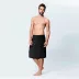 Ręcznik męski do sauny Kilt Active L/XL  czarny mikrofibra