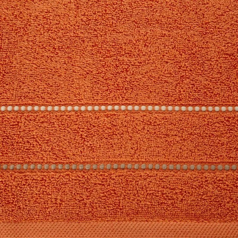 Ręcznik Suzi 50x90 pomarańczowy 500 g/m2  frotte bawełniany Eurofirany