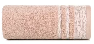 Ręcznik Mery 70x140 pudrowy róż 500 g/m2  frotte Eurofirany