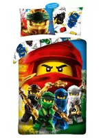 Pościel bawełniana 160x200 Lego Ninjago kolorowa poszewka 70x80 Kids 13 Halantex