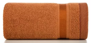 Ręcznik Abbie 30x50 pomarańczowy 500 g/m2 frotte bawełniany Eurofirany