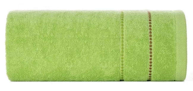 Ręcznik Suzi 30x50 zielony jasny 500  g/m2 frotte bawełniany Eurofirany