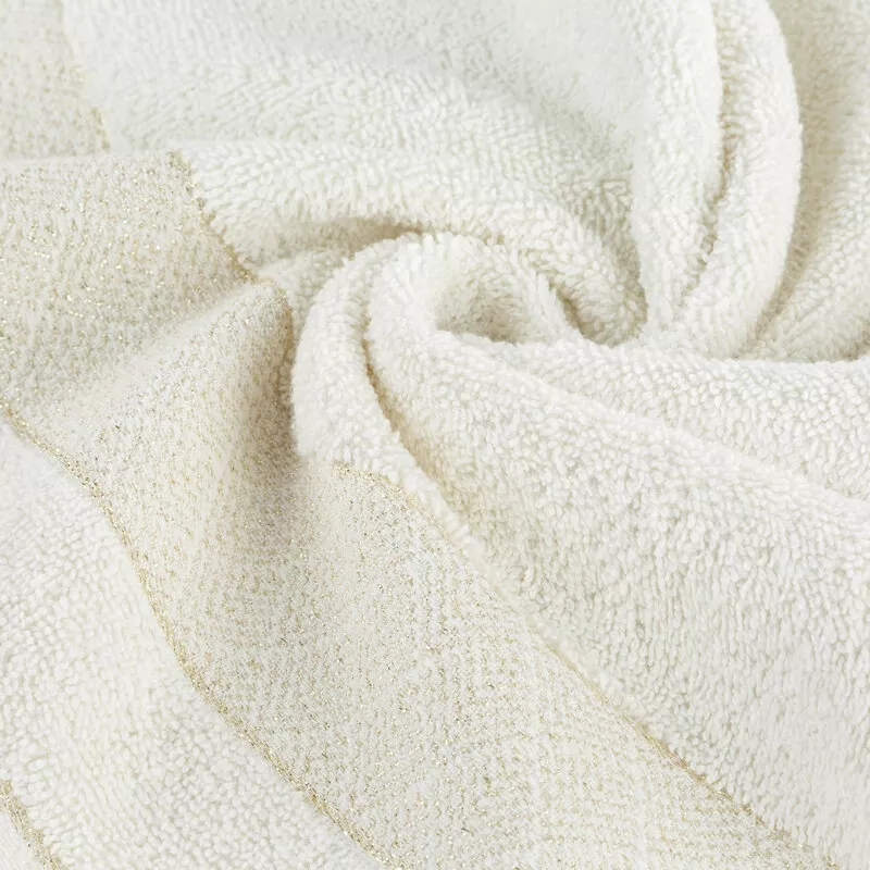 Ręcznik Nessy 50x90 kremowy 500 g/m2  frotte bawełniany Eurofirany
