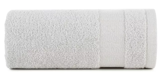 Ręcznik Nessy 70x140 szary jasny 500  g/m2 frotte bawełniany Eurofirany
