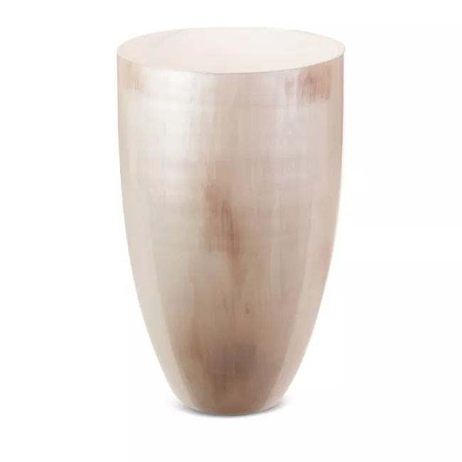 Szklany wazon dekoracyjny 25x40 Cardo  kremowy