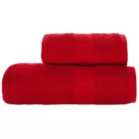 Ręcznik Charlie 70x140 czerwień 500g/m2  frotte