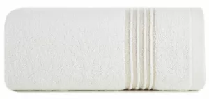 Ręcznik 70x140 Lila 01 biały 500g/m2  Eurofirany