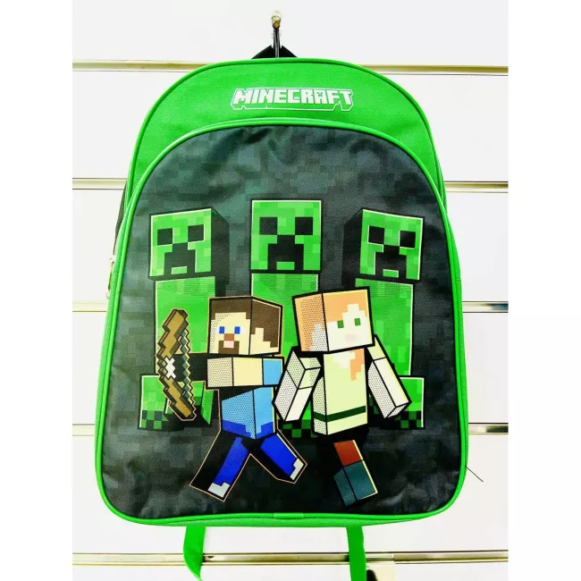 Plecak szkolny Minecraft zielony sZ24