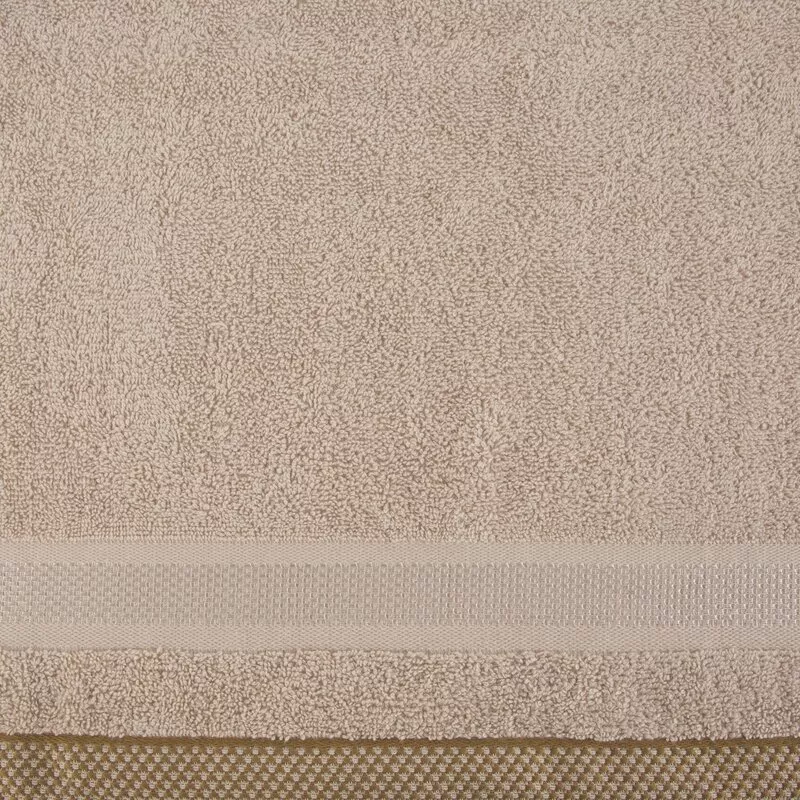 Ręcznik Abbie 100x150 beżowy 500 g/m2  frotte bawełniany Eurofirany