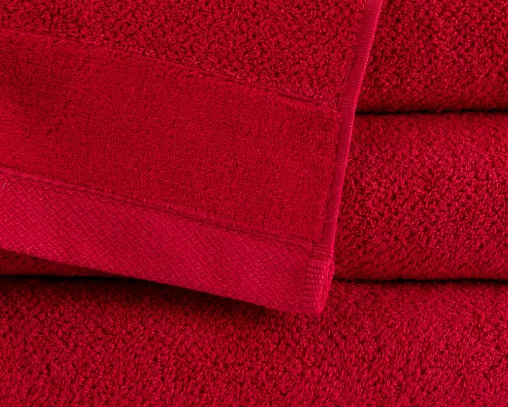 Ręcznik Vito 100x150 czerwony frotte      bawełniany 550 g/m2