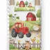 Pościel bawełniana 100x135 4997 A Farma  zielona traktor czerwony Mayamoo 22