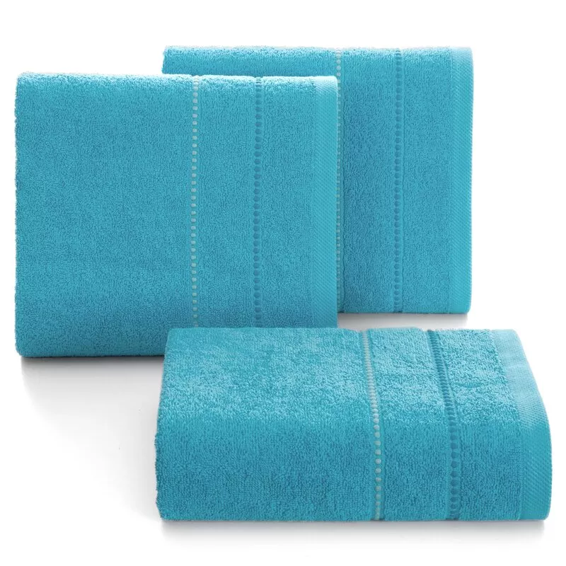 Ręcznik Suzi 50x90 niebieski 500 g/m2  frotte bawełniany Eurofirany