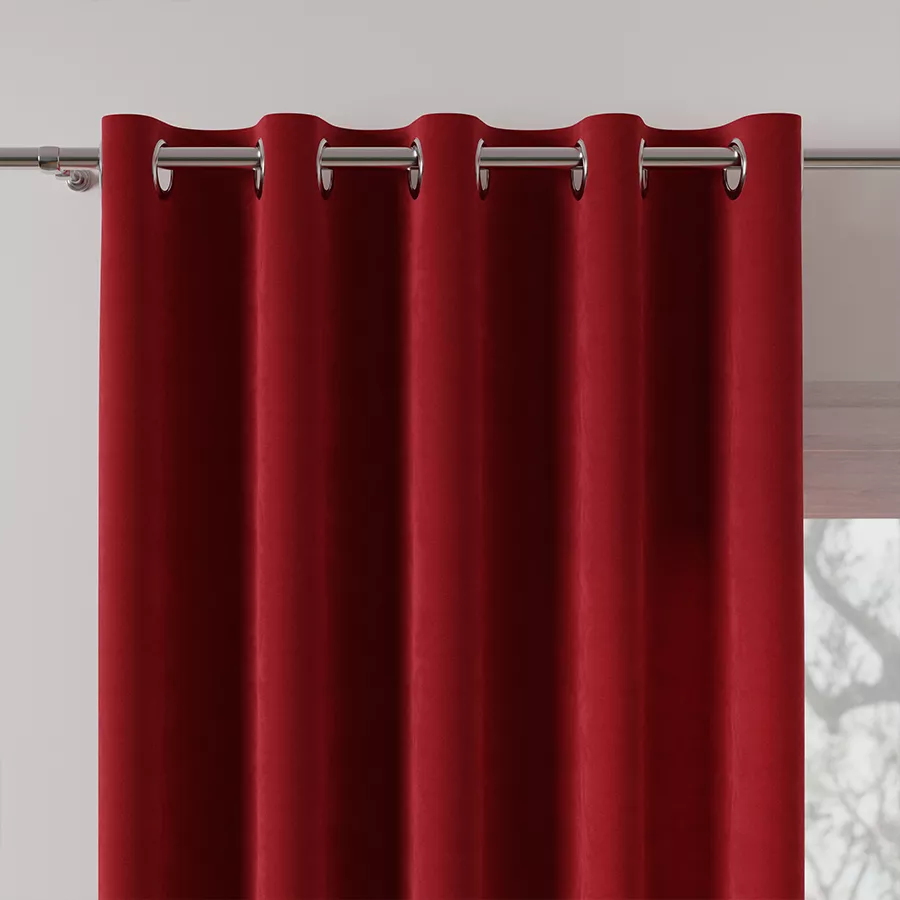 ANDORA Tkanina dekoracyjna, wysokość 305cm, kolor 235 czerwony TD0023/TDP/235/000305/1