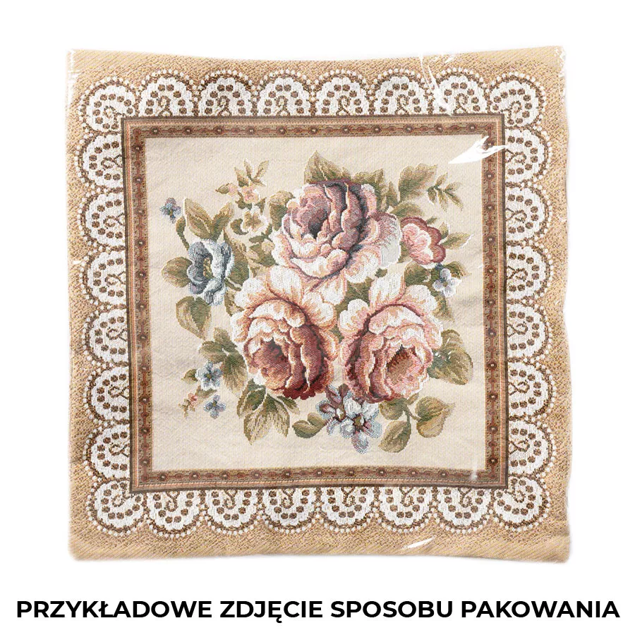 KWIATY VINTAGE Poszewka dekoracyjna gobelinowa, 45x45cm, kolor 001 700034/POP/001/045045/1
