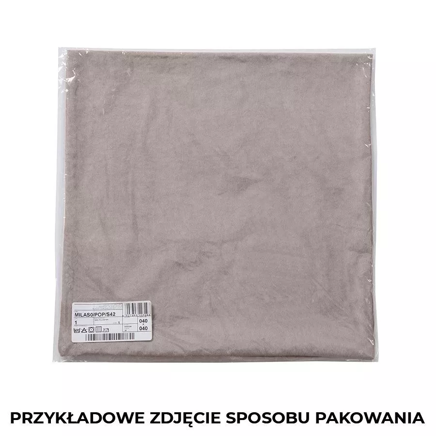 MILAS Poszewka dekoracyjna, 40x40cm, kolor 002 ciemny kremowy - szyta w Polsce MILAS0/POP/002/040040/1